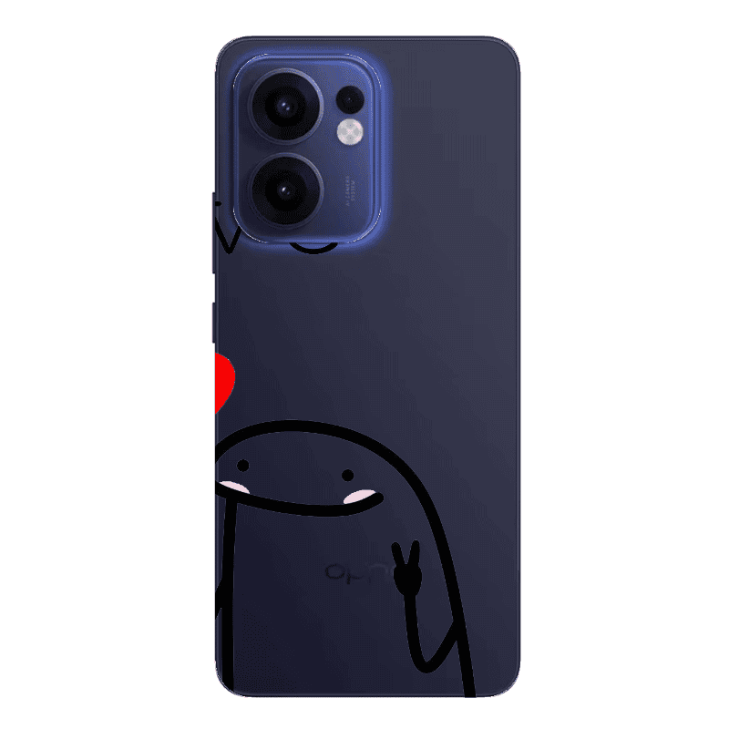 Oppo Reno13 FS Love 2 Transparent Silicone TPU Θήκη